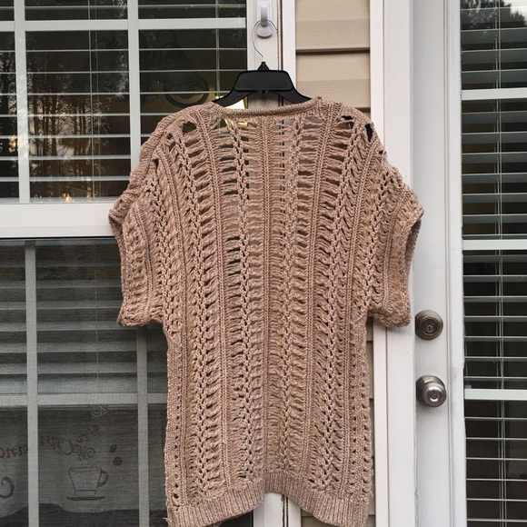 Soft surroundings short sleeve open cardigan - Picture 5 of 5